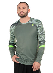 K-Swiss URBAN CAMO L/S Coal | Men T-Shirts &amp; Tops