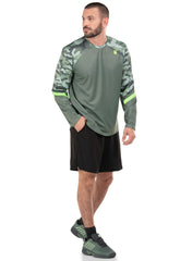 K-Swiss URBAN CAMO L/S Coal | Men Tennis &amp; Pickleball