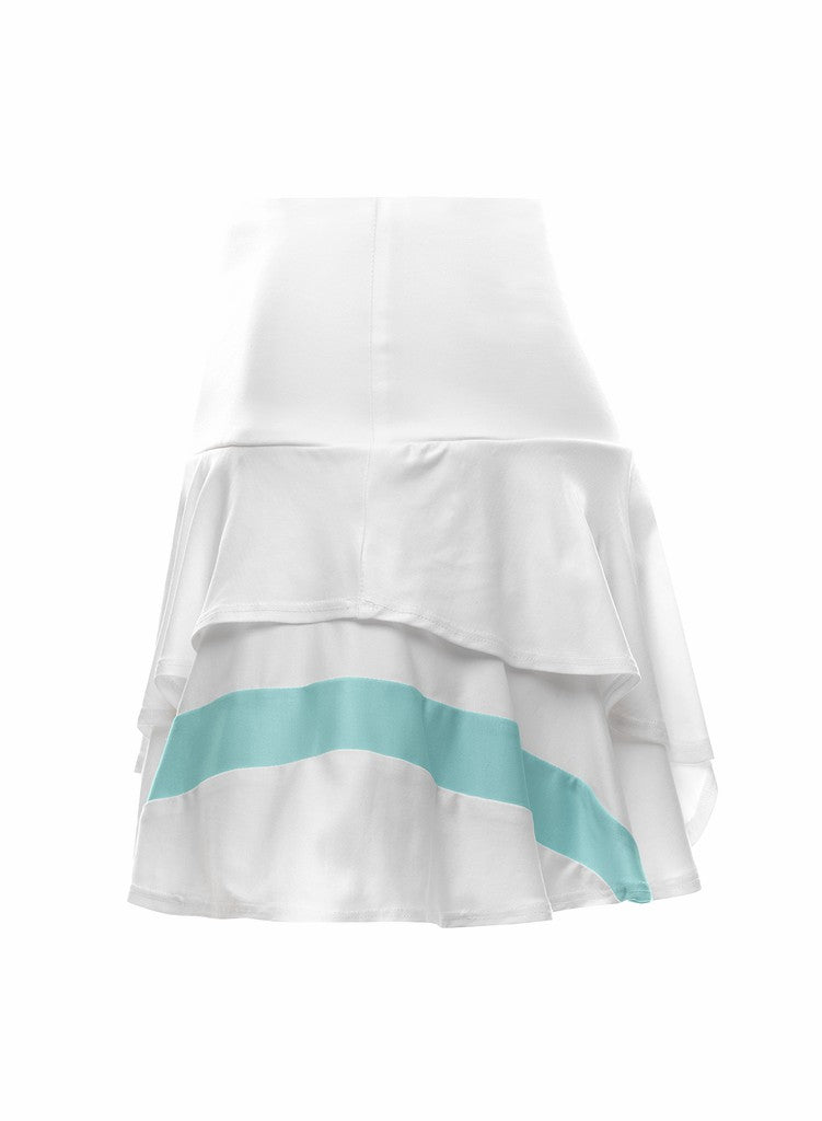 K-Swiss WAVE SKIRT-13" White/ Angel | Women Tennis