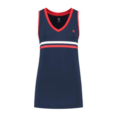 K-Swiss WOMENS HERITAGE SPORT TANK TOP Navy | Women Tennis